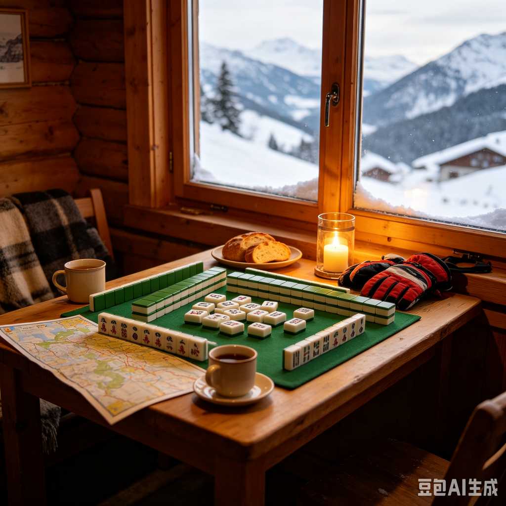 traditional color mahjong set