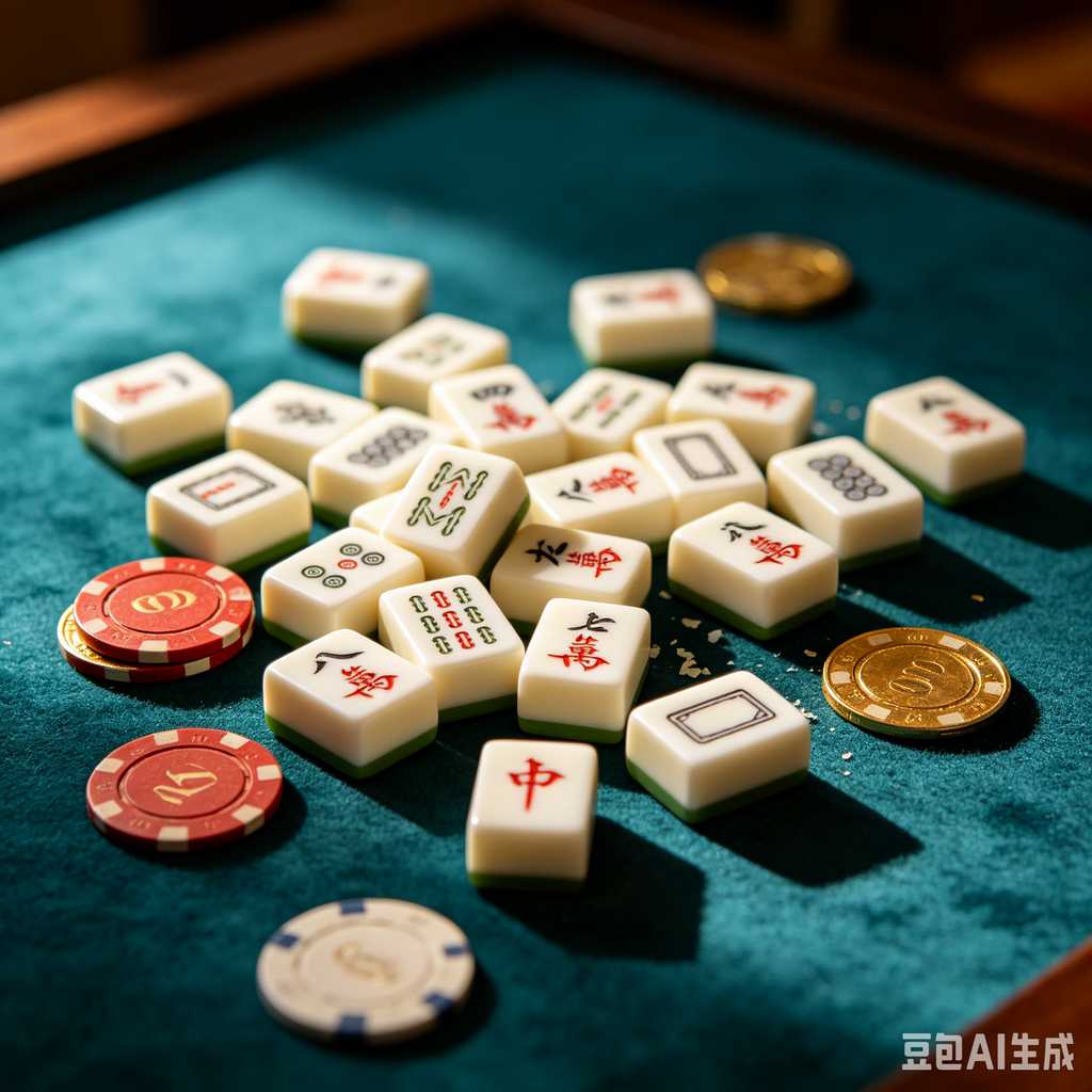 mini travel mahjong set lightweight