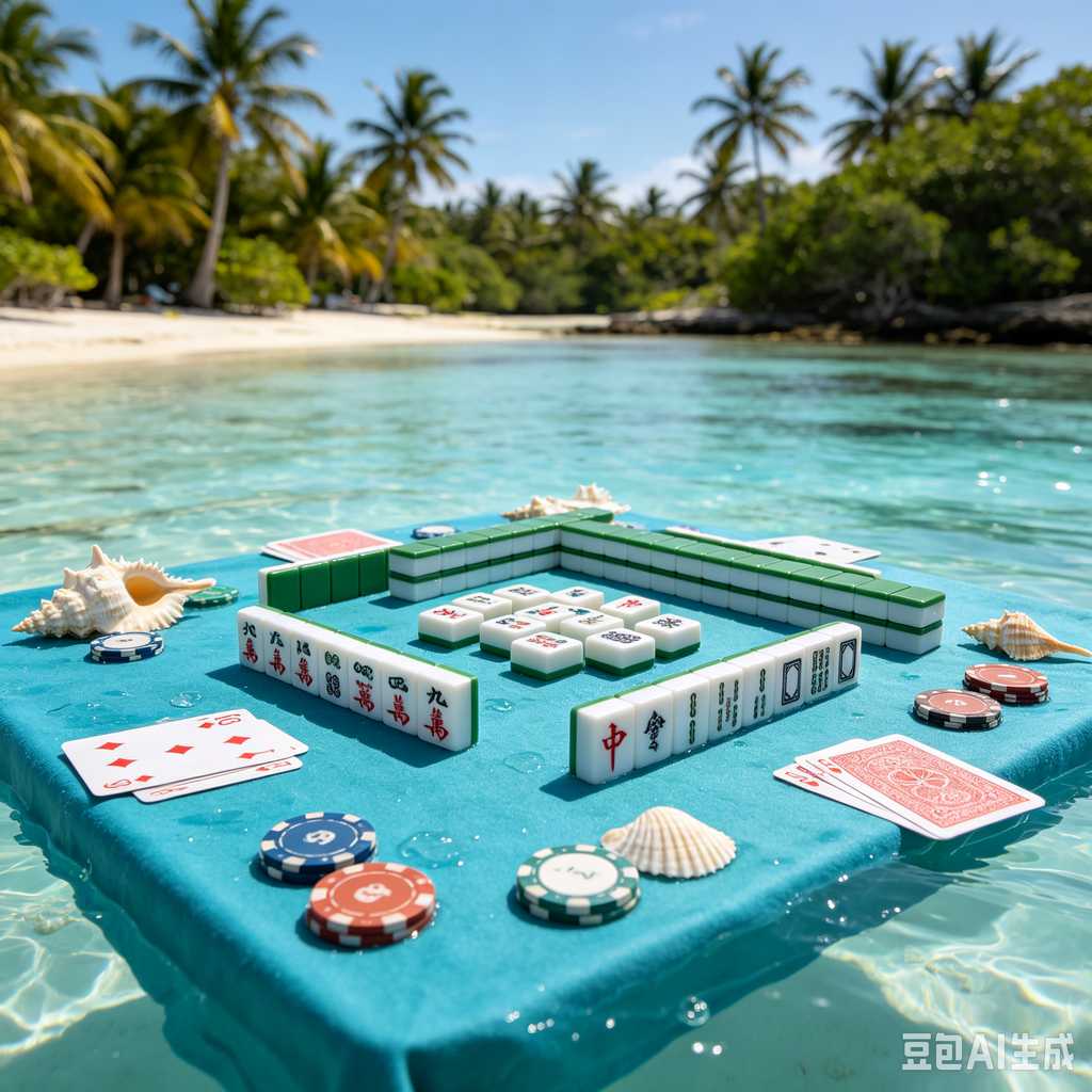 flat print mahjong set